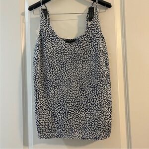 Banana Republic Blue and White Camisole